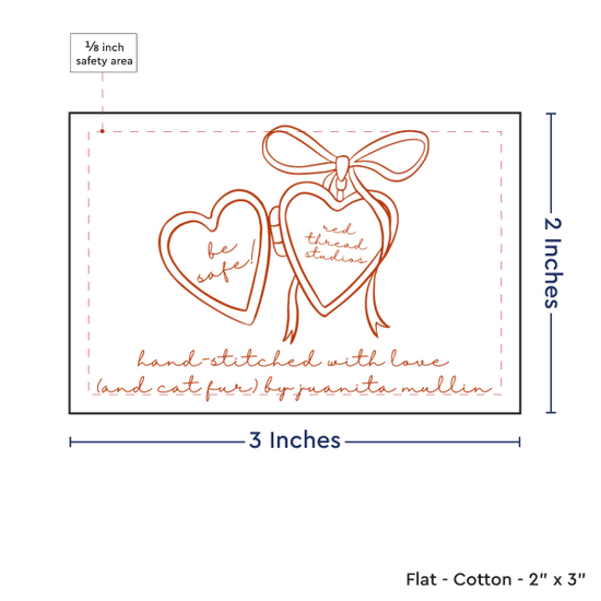 PPLR_HIDDEN_PRODUCT Print your Logo or Image on FLAT Cotton Tags