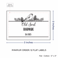 PPLR_HIDDEN_PRODUCT Winter Bird (2"x3" Cotton - 12 labels/set)