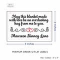 PPLR_HIDDEN_PRODUCT Double Heart Quote (2"x3" Cotton - 12 labels/set)