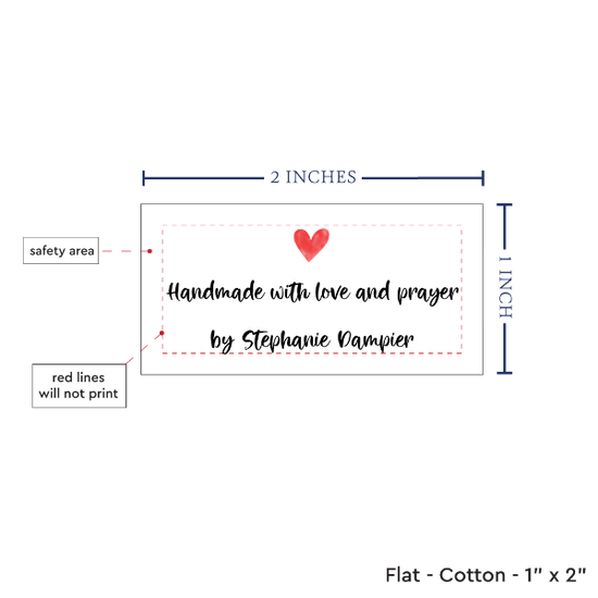 PPLR_HIDDEN_PRODUCT Simple Heart (2"x1"-Cotton)