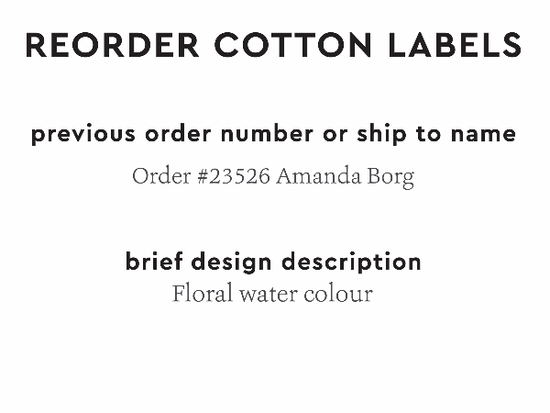 PPLR_HIDDEN_PRODUCT Reorder Previous Label Design - COTTON