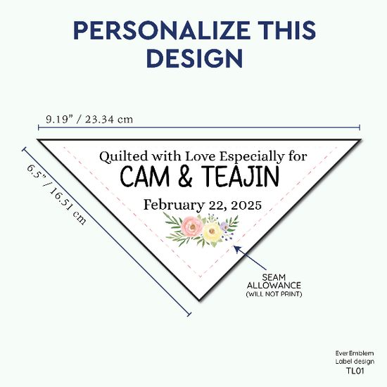 PPLR_HIDDEN_PRODUCT Floral triangle label