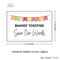 PPLR_HIDDEN_PRODUCT Colorful Banner (2"x3" Cotton - 12 labels/set)