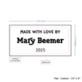 PPLR_HIDDEN_PRODUCT Text Only Medium Large Label (1.5"x3"-Cotton)