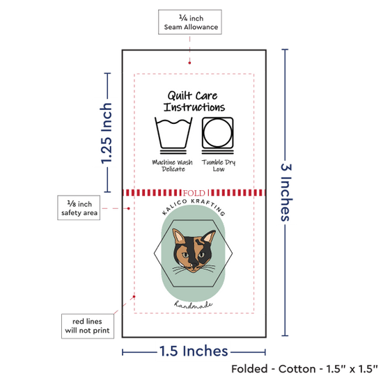 PPLR_HIDDEN_PRODUCT Print Your Logo or Image on FOLDED Cotton Tags