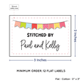 PPLR_HIDDEN_PRODUCT Colorful Banner (2"x3" Cotton - 12 labels/set)