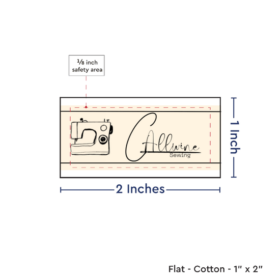 PPLR_HIDDEN_PRODUCT Print your Logo or Image on FLAT Cotton Tags