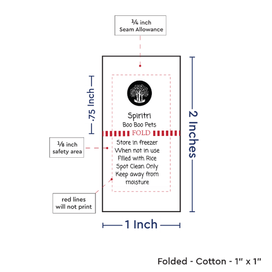 PPLR_HIDDEN_PRODUCT Print Your Logo or Image on FOLDED Cotton Tags