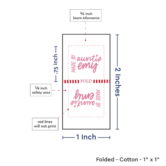 PPLR_HIDDEN_PRODUCT Print Your Logo or Image on FOLDED Cotton Tags