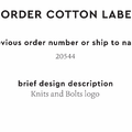 PPLR_HIDDEN_PRODUCT Reorder Previous Label Design - COTTON