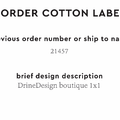 PPLR_HIDDEN_PRODUCT Reorder Previous Label Design - COTTON