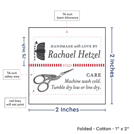 PPLR_HIDDEN_PRODUCT Print Your Logo or Image on FOLDED Cotton Tags