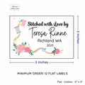 PPLR_HIDDEN_PRODUCT Thread and Flowers (2"x3" Cotton - 12 labels/set)