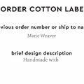 PPLR_HIDDEN_PRODUCT Reorder Previous Label Design - COTTON