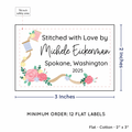 PPLR_HIDDEN_PRODUCT Thread and Flowers (2"x3" Cotton - 12 labels/set)