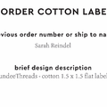 PPLR_HIDDEN_PRODUCT Reorder Previous Label Design - COTTON