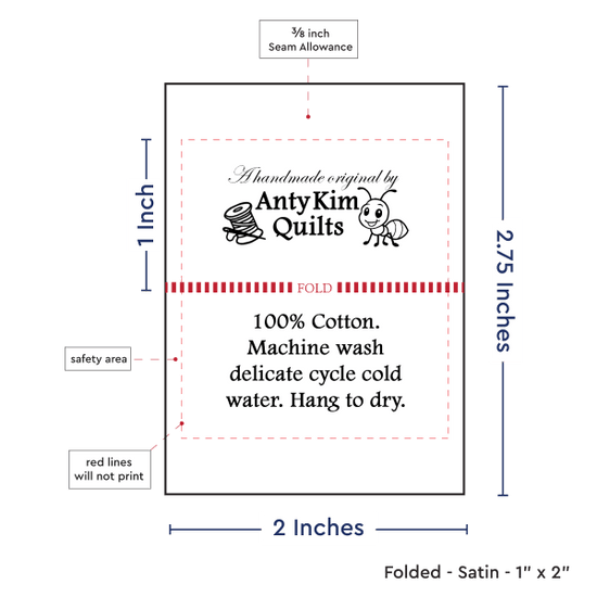 PPLR_HIDDEN_PRODUCT Print your Logo or Image on Satin Tags (2" wide - Satin)