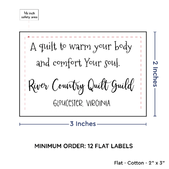 PPLR_HIDDEN_PRODUCT Large Text Only Label (2"x3"-Cotton)
