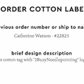 PPLR_HIDDEN_PRODUCT Reorder Previous Label Design - COTTON