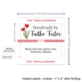 PPLR_HIDDEN_PRODUCT Spring Tulips (2"x1"-Cotton)