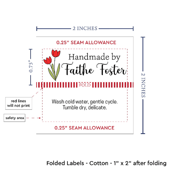 PPLR_HIDDEN_PRODUCT Spring Tulips (2"x1"-Cotton)