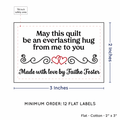 PPLR_HIDDEN_PRODUCT Double Heart Quote (2"x3" Cotton - 12 labels/set)