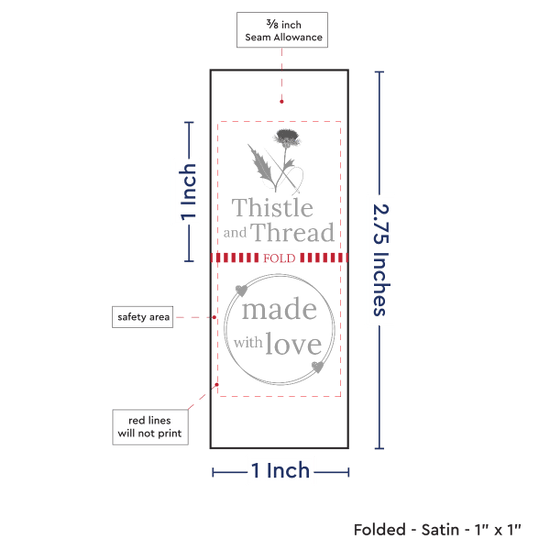 PPLR_HIDDEN_PRODUCT Print Your Logo/Image on Satin Tags (1" wide - Satin)