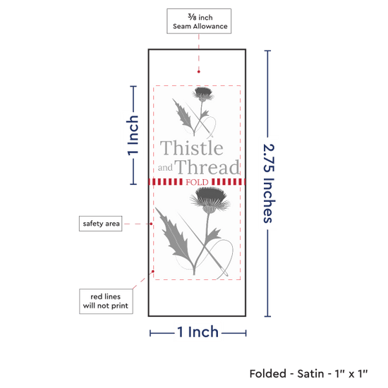 PPLR_HIDDEN_PRODUCT Print Your Logo/Image on Satin Tags (1" wide - Satin)