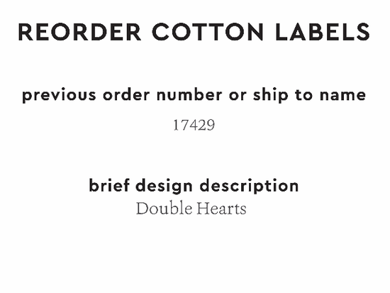 PPLR_HIDDEN_PRODUCT Reorder Previous Label Design - COTTON