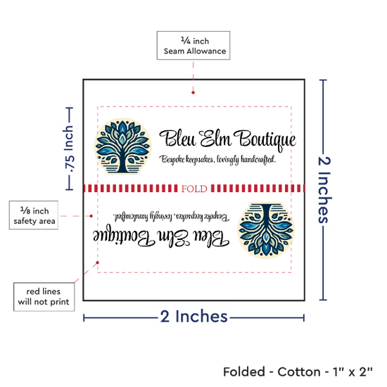 PPLR_HIDDEN_PRODUCT Print Your Logo or Image on FOLDED Cotton Tags