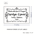 PPLR_HIDDEN_PRODUCT Swirl Accent Border (2"x3" Cotton - 12 labels/set)