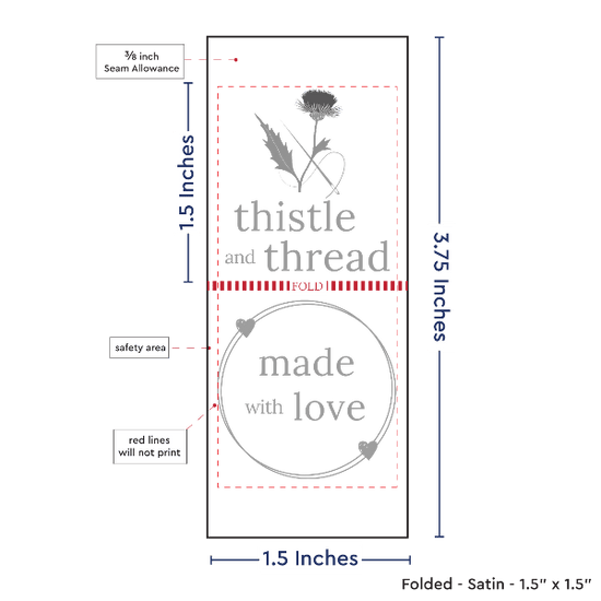 PPLR_HIDDEN_PRODUCT Print your logo/Image on Satin Tags (1.5" wide - Satin)