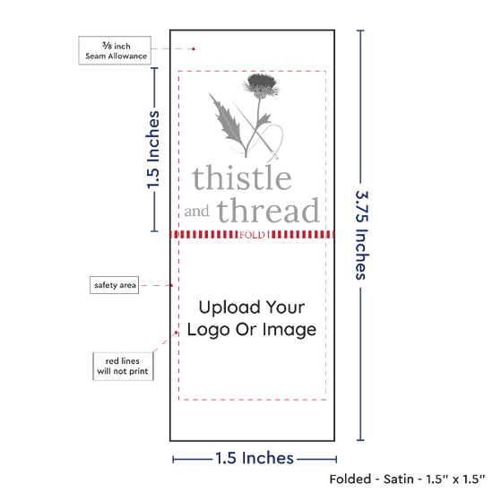 PPLR_HIDDEN_PRODUCT Print your logo/Image on Satin Tags (1.5" wide - Satin)