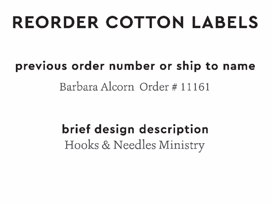 PPLR_HIDDEN_PRODUCT Reorder Previous Label Design - COTTON