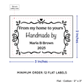 PPLR_HIDDEN_PRODUCT Swirl Accent Border (2"x3" Cotton - 12 labels/set)