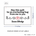 PPLR_HIDDEN_PRODUCT Double Heart Quote (2"x3" Cotton - 12 labels/set)