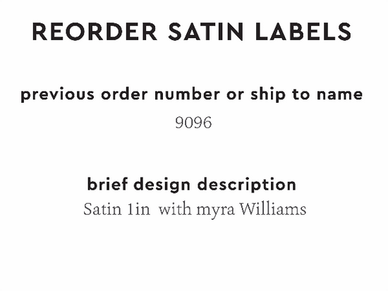 PPLR_HIDDEN_PRODUCT Reorder Previous Label Design - SATIN