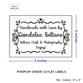 PPLR_HIDDEN_PRODUCT Swirl Accent Border (2"x3" Cotton - 12 labels/set)