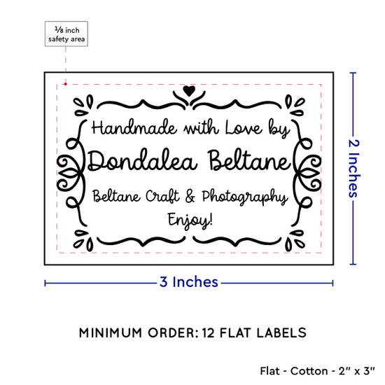 PPLR_HIDDEN_PRODUCT Swirl Accent Border (2"x3" Cotton - 12 labels/set)