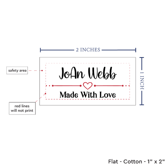 PPLR_HIDDEN_PRODUCT Modern Heart (2"x1"-Cotton)