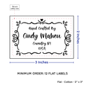 PPLR_HIDDEN_PRODUCT Swirl Accent Border (2"x3" Cotton - 12 labels/set)