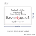 PPLR_HIDDEN_PRODUCT Double Heart Quote (2"x3" Cotton - 12 labels/set)