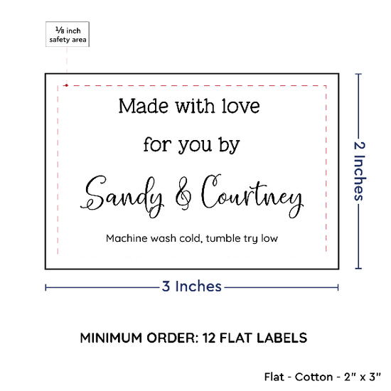 PPLR_HIDDEN_PRODUCT Large Text Only Label (2"x3"-Cotton)