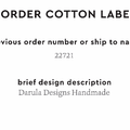 PPLR_HIDDEN_PRODUCT Reorder Previous Label Design - COTTON