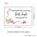 PPLR_HIDDEN_PRODUCT Thread and Flowers (2"x3" Cotton - 12 labels/set)