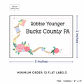 PPLR_HIDDEN_PRODUCT Thread and Flowers (2"x3" Cotton - 12 labels/set)