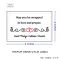 PPLR_HIDDEN_PRODUCT Double Heart Quote (2"x3" Cotton - 12 labels/set)