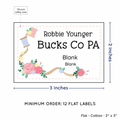 PPLR_HIDDEN_PRODUCT Thread and Flowers (2"x3" Cotton - 12 labels/set)