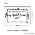PPLR_HIDDEN_PRODUCT Swirl Accent Border (2"x3" Cotton - 12 labels/set)
