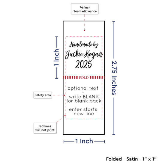PPLR_HIDDEN_PRODUCT Handmade Square (1" wide - Satin)